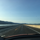 Driving across a lake in Northern Idaho
